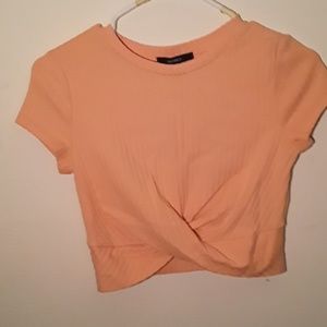 Forever 21 peach knit top